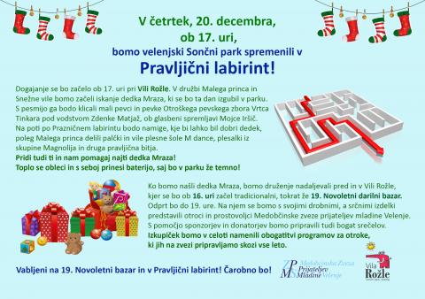 Pravljični labirint in 19. Novoletni bazar